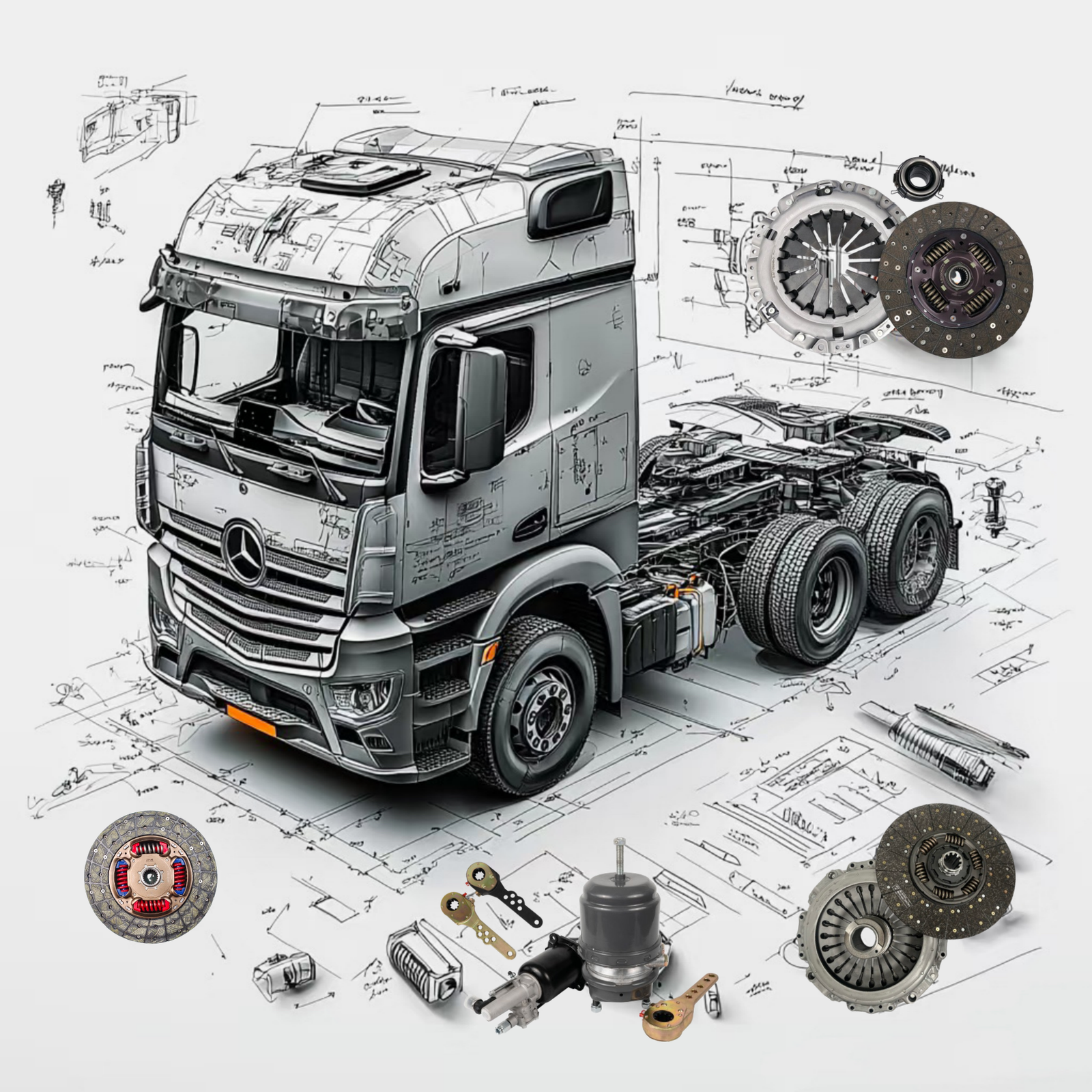 SL Auto Parts Specialized in manufacturing of car, truck and trailer parts, including clutch pressure plate/clutch cover, clutch plate/clutch disc/clutch disk, release bearing, brake system parts, slack adjuster, brake chamber, clutch servo/clutch booster, etc